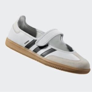 Adidas Mary Jane’s, white, 6.5